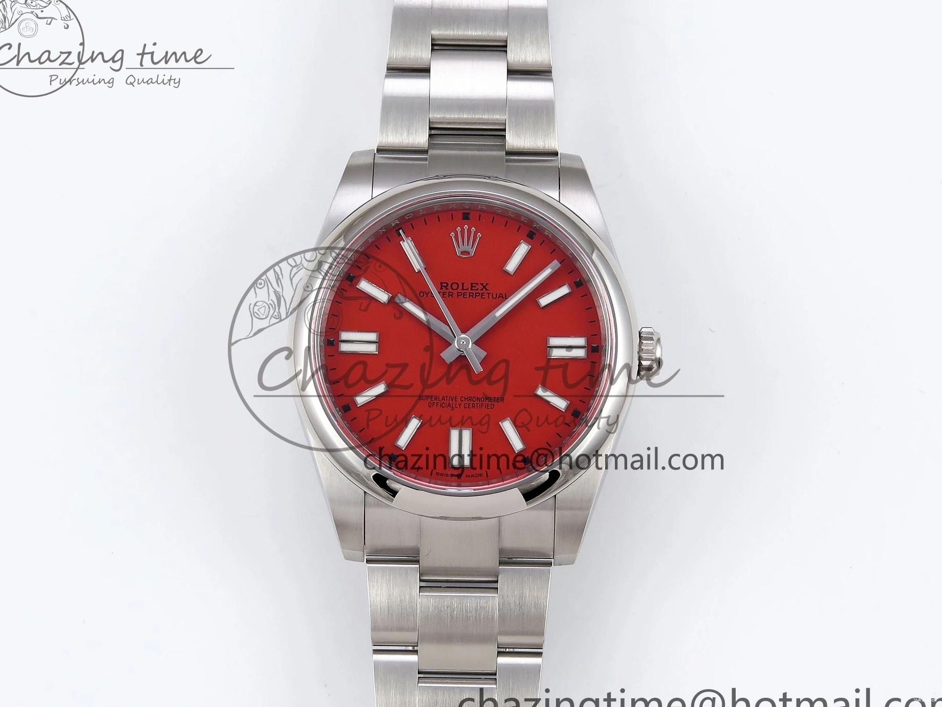 Best 41mm Red 1:1 VR3230 Steel Dial Clean Perpetual 904L 126000 Edition Oyster 0219